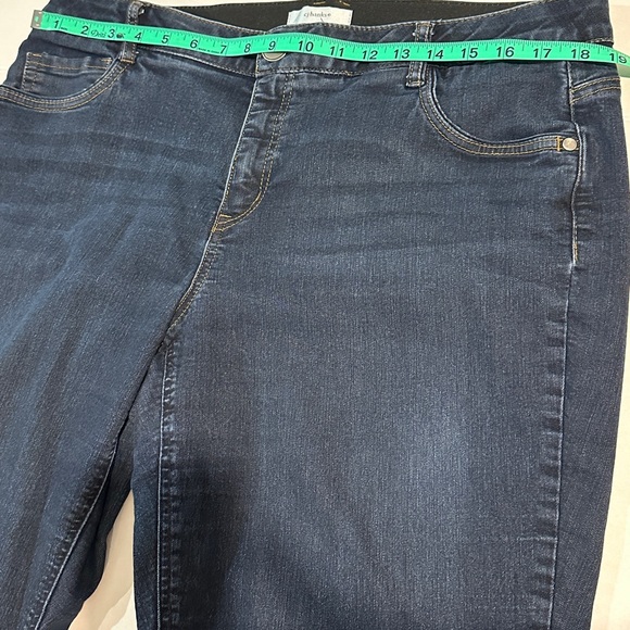 CJ Banks Women's Dark Navy Jeans - Picture 3 of 8